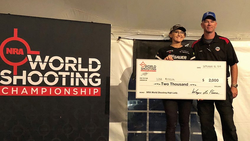 Lena Miculek Wins Third Consecutive NRA World Shooting Championship High Woman Award